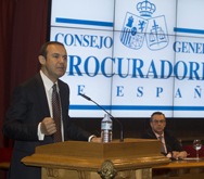 EL DECANO DEL COLEGIO PARTICIPA COMO PONENTE EN EL XIV CONGRESO NACIONAL DE LOS PROCURADORES DE ESPAÑA