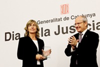 Reconeixement  a l´ICPB per la seva contribució a la millora de l´Administració de Justícia