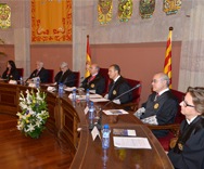 ACTE INSTITUCIONAL DE SANT IU 2014 AL PALAU DE JUSTÍCIA