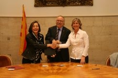 Acord de col·laboració per impulsar conjuntament accions de foment de l´ús del català