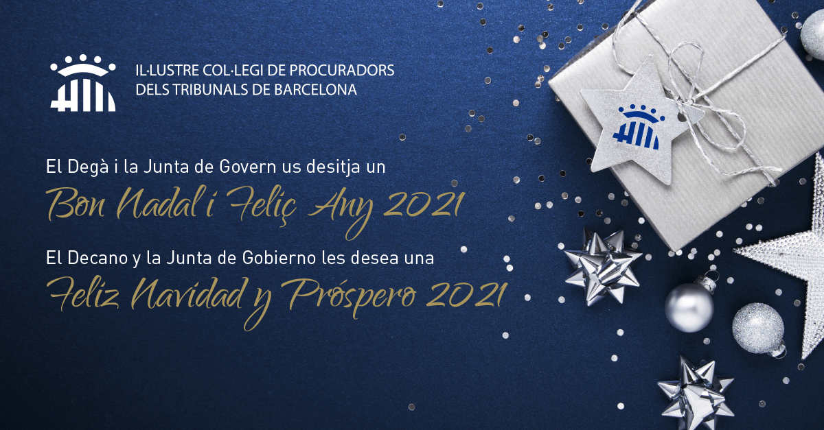 Us desitgem un Bon Nadal i Feliç 2021!