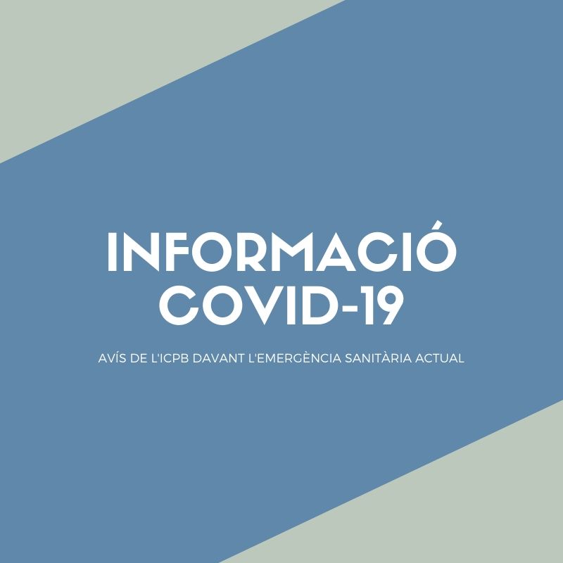 Notícies - Acords de la Junta de Govern de l’ICPB en relació a l’estat d’alarma i suspensió de terminis